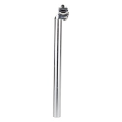 SEATPOST 25.4mm(1") 1pc x 350mm ALLOY SILVER