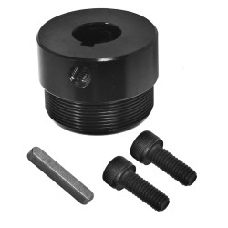 Freewheel Adaptor  fits 15mm Shaft     w/ 2 Bolts and Keyway