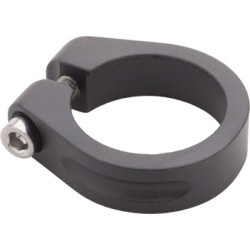 SEATPOST CLAMP 31.8mm / 1 1/8"  BOLT-ON ALLOY BLACK