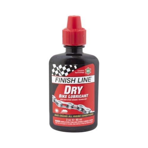 LUBRICANT CHAIN DRY w/ CERAMIC TECHNOLOGY FINISH LINE 2oz.