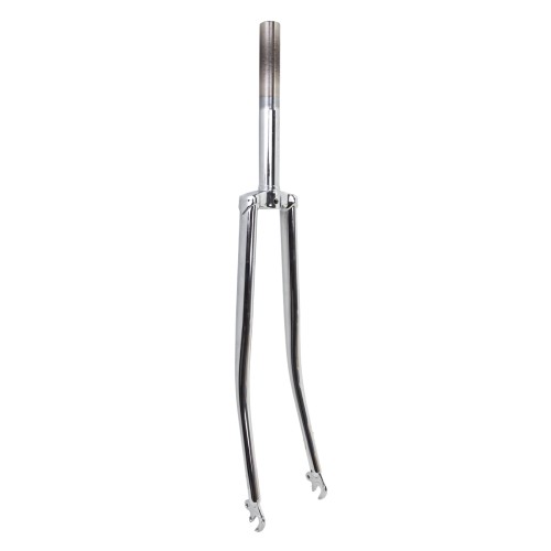 FORK 27"/ 1" STEERER-300mm w/ 100mm THREADS/ HI-TENSILE/ TANGE/ CHROME