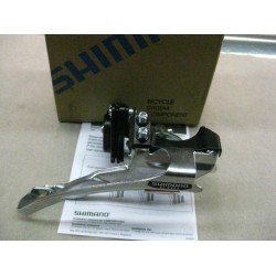 DERAILLEUR FRONT SHIMANO FD-C102 DUAL PULL 28.6 BAND CLAMP SILVER