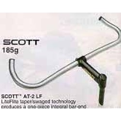 HANDLEBAR ATB 25.4mm CLAMP  SCOTT AT-2  ALLOY w/BUILT-IN BAR ENDS