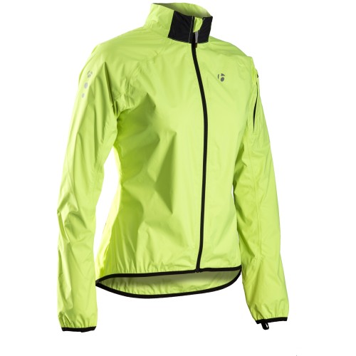 CLOTHING WOMENS JACKET MED STORMSHELL BONTRAGER RACE  VISIBILITY YELLOW