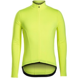 CLOTHING JERSEY LARGE LONG SLEEVE THERMAL BONTRAGER VELOCIS FLUORESCENT YELLOW