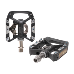 PEDALS 9/16" CLIPLESS/FLAT SHIMANO XT PD-T8000 w/CLEATS
