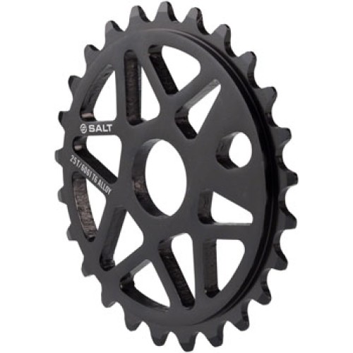 CRANK CHAINRING 25th for 3pc BMX SALT COMP 23.8mm SPINDLE HOLE BLACK