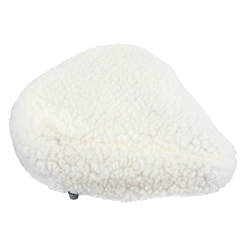 SEAT COVER SUNLT FURRY CRUISER WHITE 10 1/2" x 10 1/4"