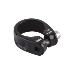 SEATPOST CLAMP 25.4mm BOLT-ON BOX TWO BLACK