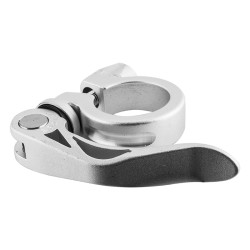 SEATPOST CLAMP 28.6mm QR ALLOY SILVER