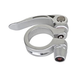SEATPOST CLAMP 34.9mm QR ALLOY SILVER