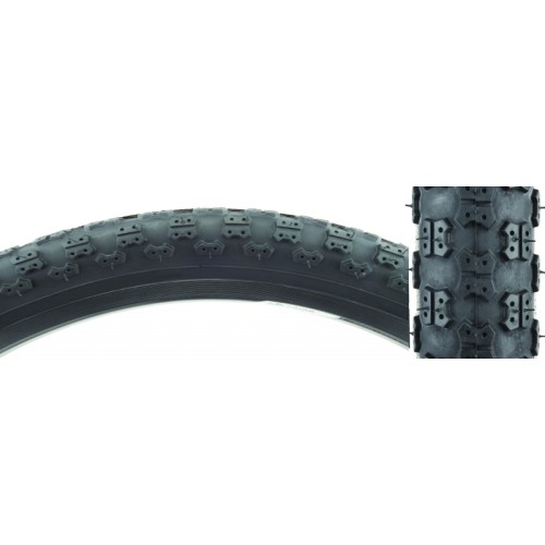 TIRE 12 1/2 x 2 1/4 WIRE BEAD KNOBBY BMX BLACK