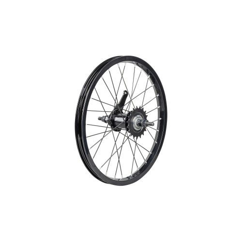 WHEEL REAR 16" COASTER BRAKE BLACK