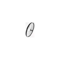 WHEEL FRONT 24" QR ALLOY RIM BRAKE BLACK