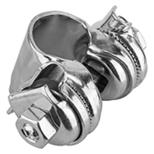 SEATPOST SADDLE CLAMP 7/8" SILVER