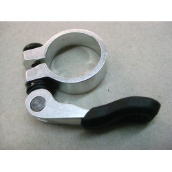 SEATPOST CLAMP 36.4mm Q.R. ALLOY SILVER