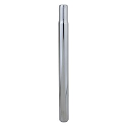 SEATPOST 28.6mm STRAIGHT x 300mm (12") CHROME PLATED STEEL