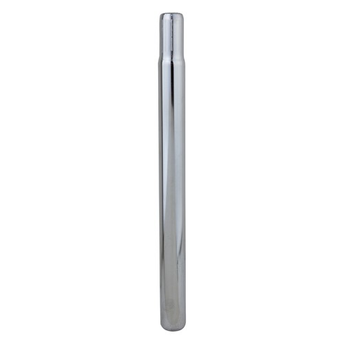 SEATPOST 28.6mm STRAIGHT x 300mm (12") CHROME PLATED STEEL