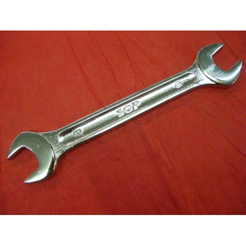 TOOL WRENCH 15, 18mm OPEN END 5 1/2" CHROME